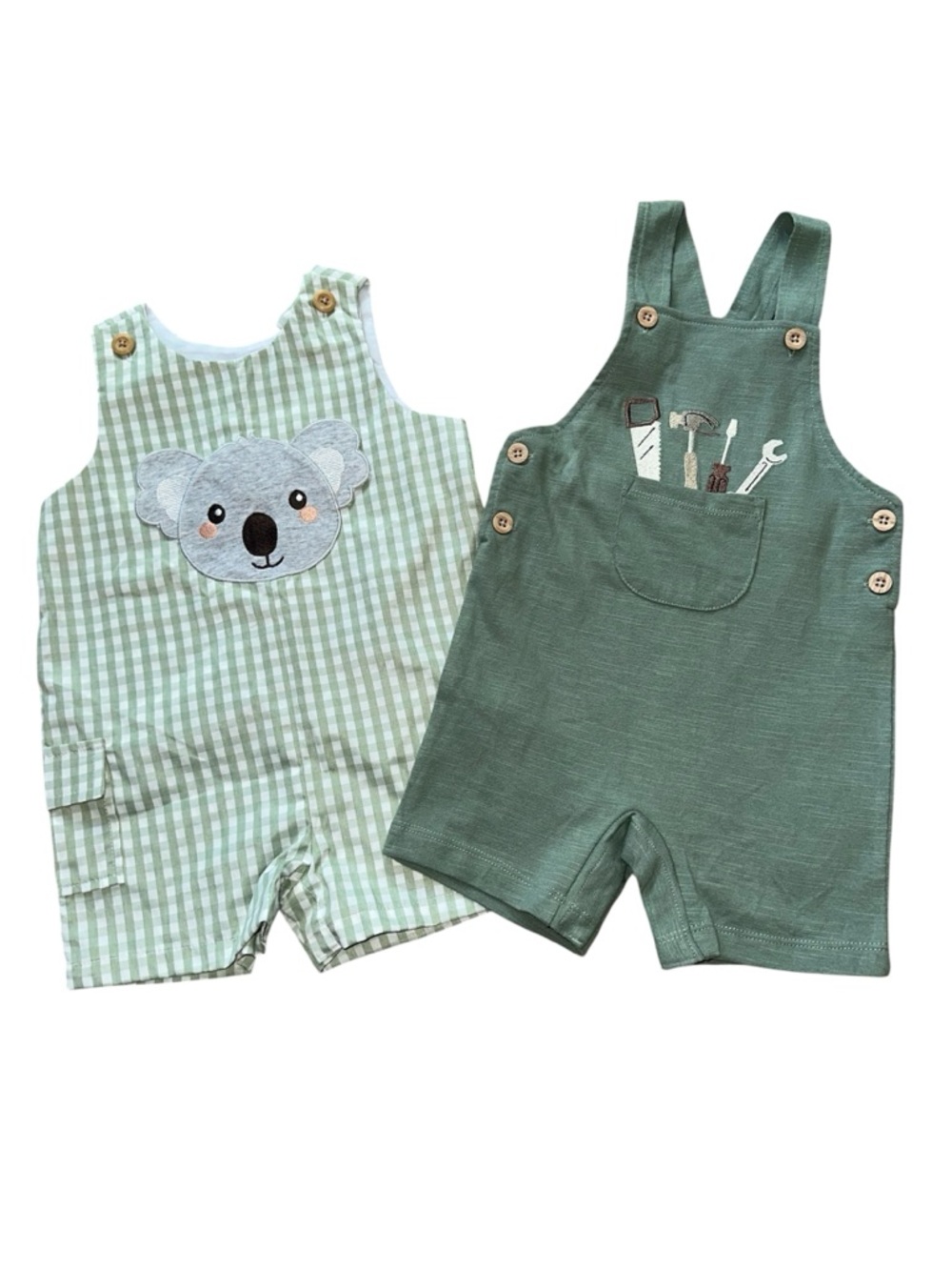 Boys Pekkle and Goodlad Overall Shorts Bundle Set